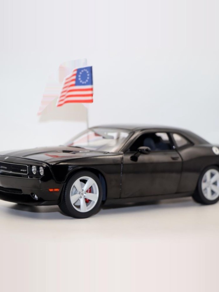 ACME 1 18 Alloy Lane q Challenger SRT8 Challenger American Muscle Car Model Classic Out of Print Car