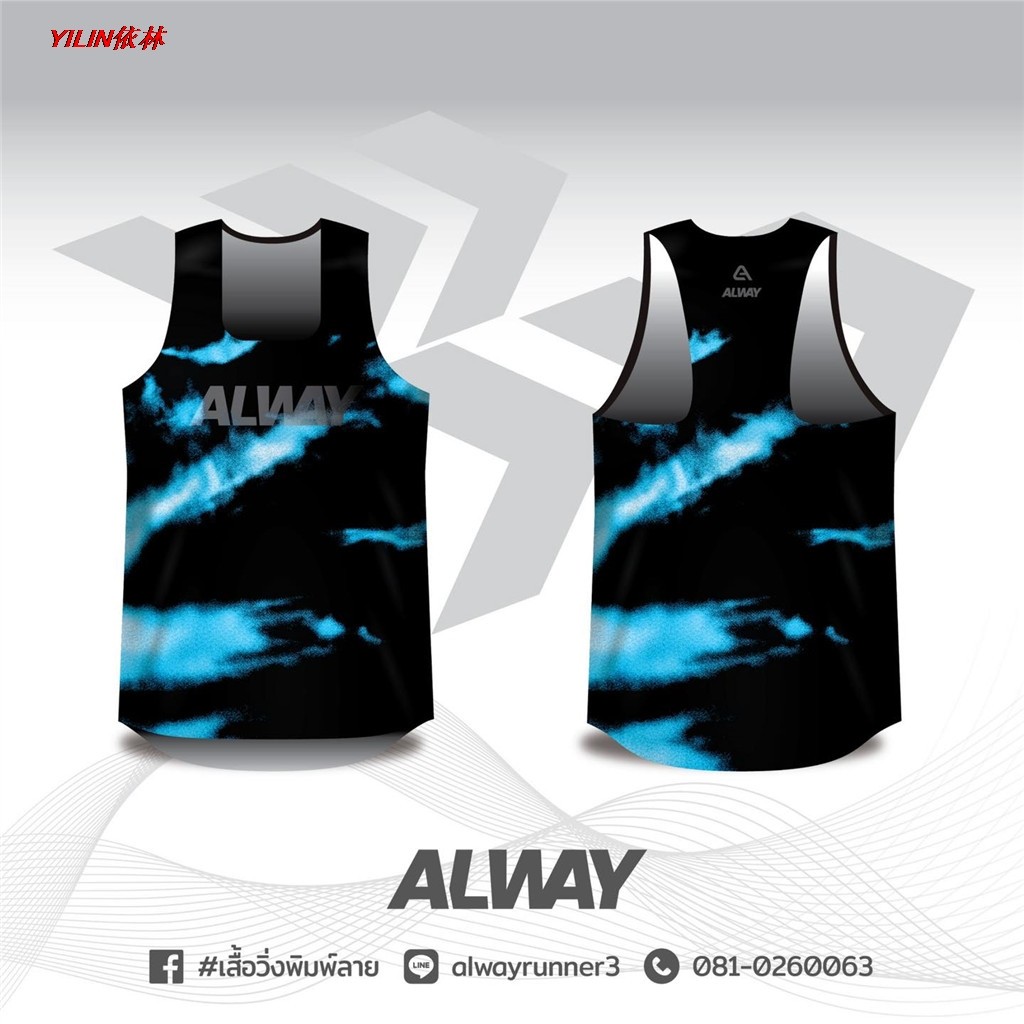 เสื้อสเวตเตอร์แขนกุดพิมพ์คำว่า ALWAY 002