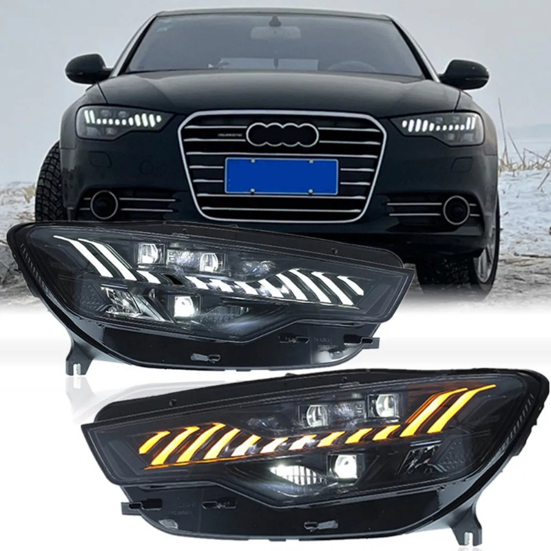 Car LED Headlamp For Audi A6 LED Headlight 2012 2013 2014 2015 A6L C7 Headlights Upgrade DRL Turn S