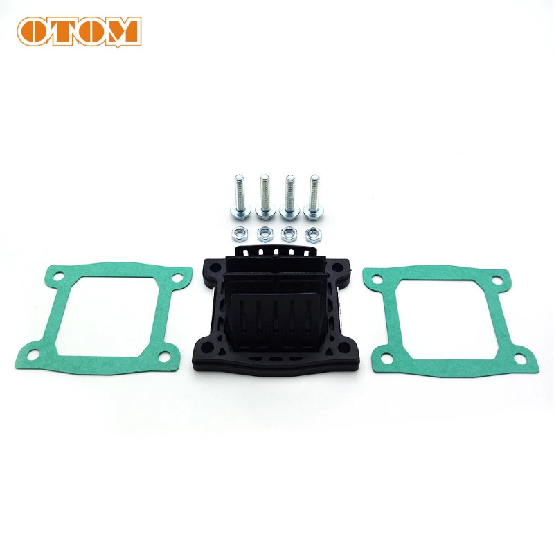 OTOM Motocycle Intake Carbon Fiber Reed Valve For YAMAHA DT200 DT230 Blaster 1988-2006 ATV Pit Dirt