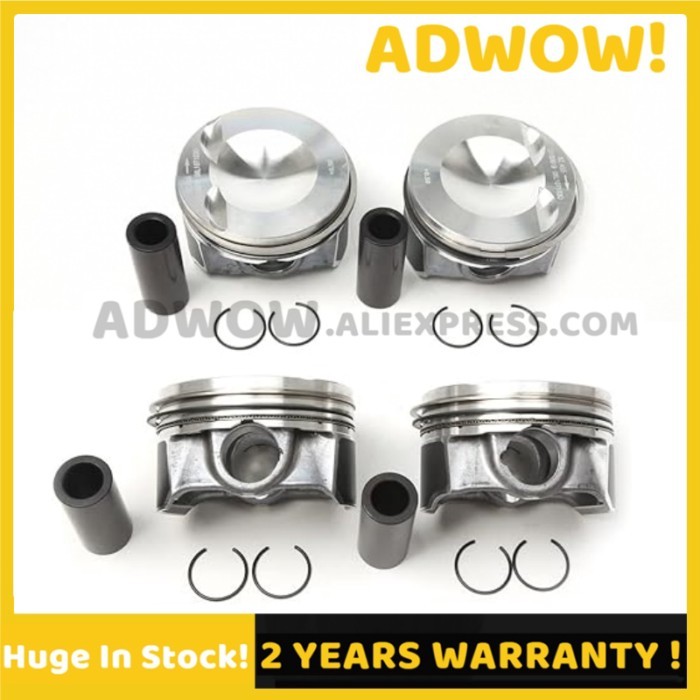 New 06L107065AG Pistons & Rings Oversized Φ83mm +0.50 Φ23mm 06K 107 065 D  for VW GTI Audi A4 A5 A6