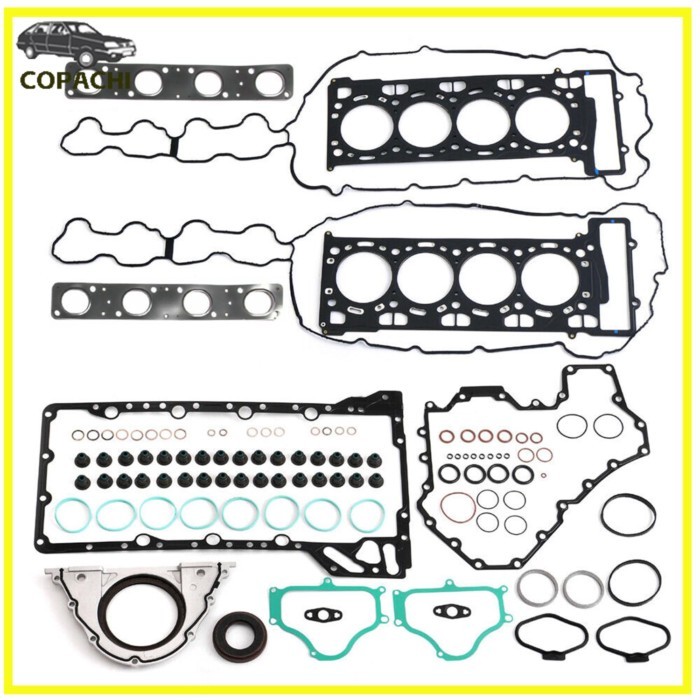S63B44A Engine Overhaul Gasket Set 11128008122 11127566288 11127566289 for BMW X5 X6 M E70 E71 4.4L