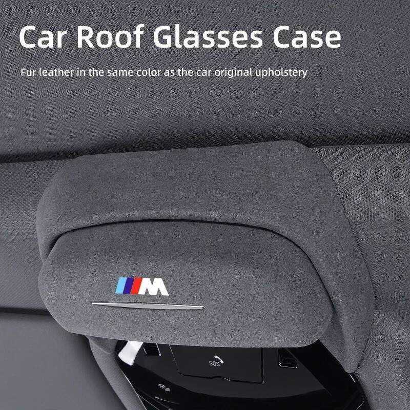▥ Car Interior Roof Glasses Storage Box Sunglasses Case Accessories For BMW M X1 X3 X5 X6 X7 E3
