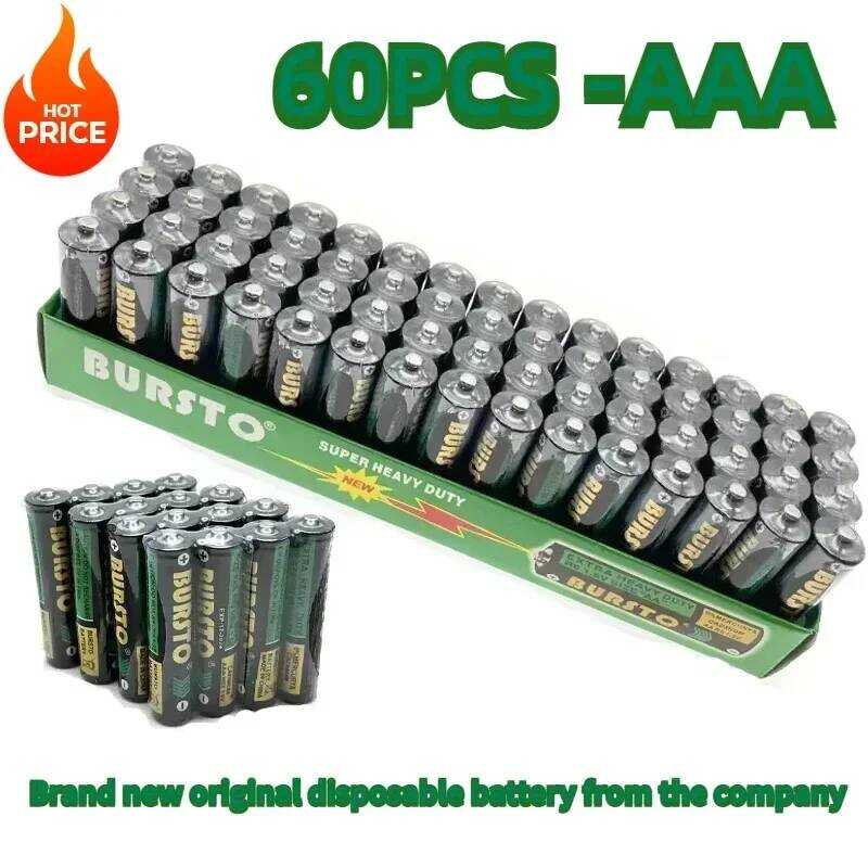 C Newhigh Quality 60Pcs One Box AAA 1.5V Disposable Alkae Dry Battery For CD Player Wireless E Keyb