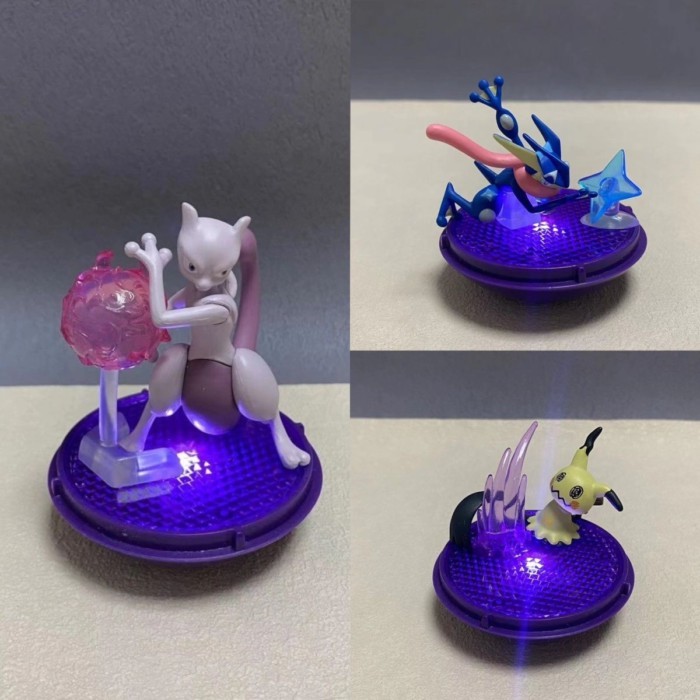 Pokemon รูปตกแต่งน่ารัก Greninja Mimikyu Mewtwo สินค้าอนิเมะ