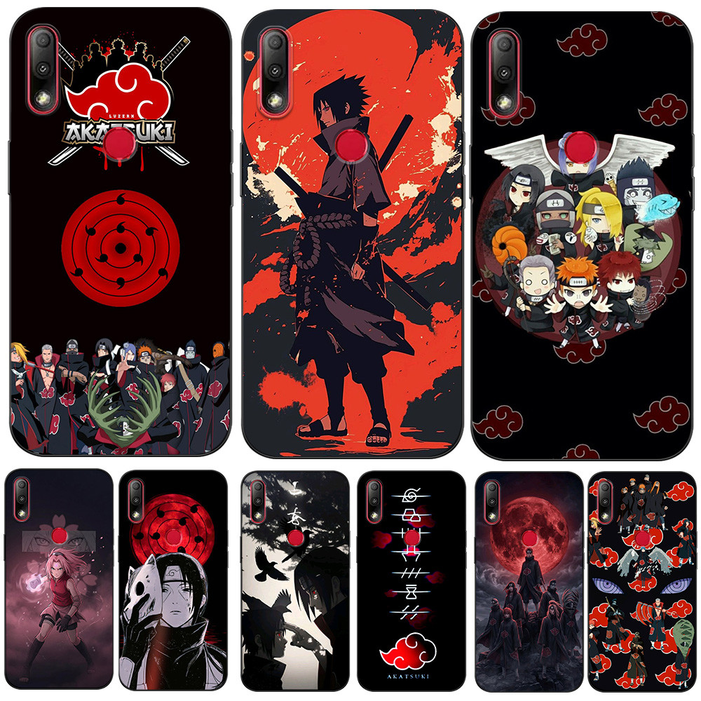 สําหรับ ASUS Zenfone max ZB634KL เคสโทรศัพท์ฝาหลังซิลิคอนสีดํา Tpu Naruto Akatsuki Sasuke Sakura Ita