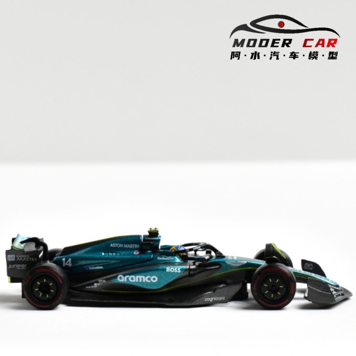 MINI GT 999 1: 64 Aston Martin AMR24 No. โมเดลรถอัลลอย 14 คัน