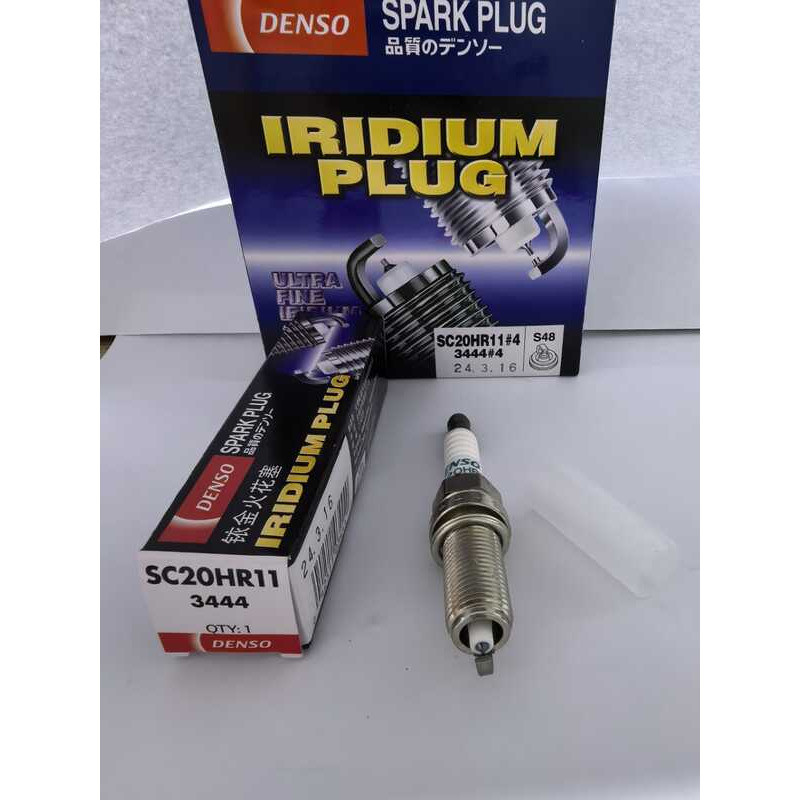 แพ็คเกจไฟฟ้าใหม่เอี่ยม หัวเทียน DENSO Iridium รุ่น SC20HR11 แพ็คเกจ 4 ชิ้น สินค้าของแท้ดั้งเดิมพร้อม