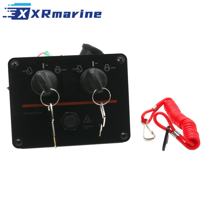 Yamaha Outboard Dual Twin Ignition Key Kill Switch 6K1-82570-11-00, 6K1-82570-13-00, 6K1-82570-08-0