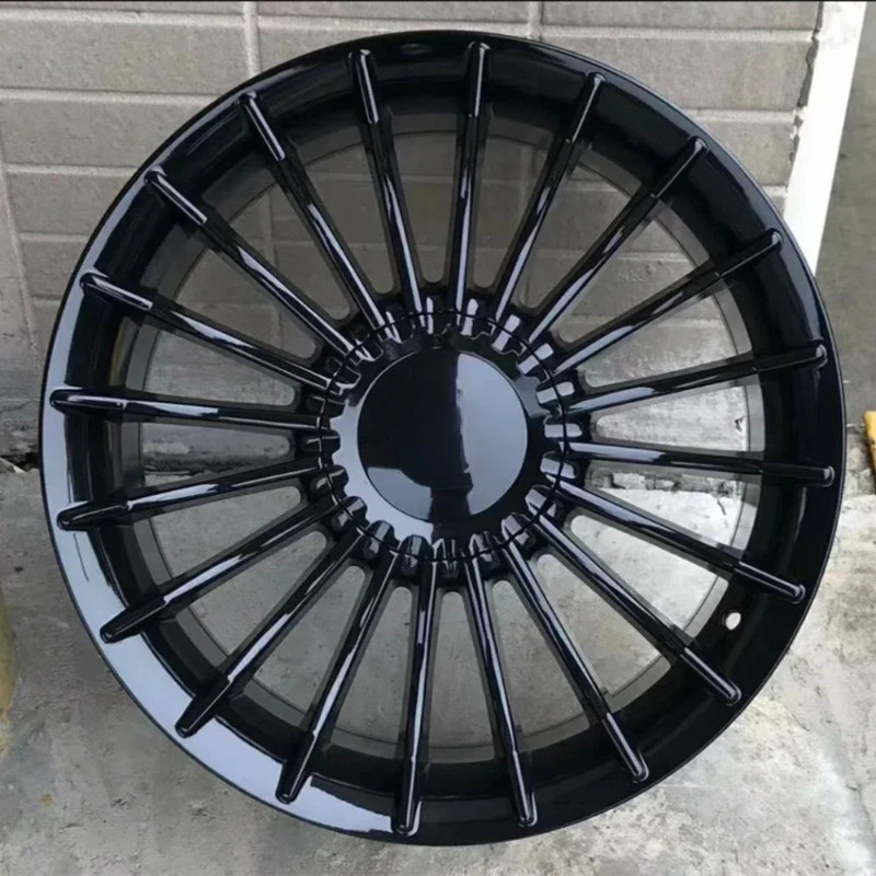 Aluminum Alloy Wheels Rims with 14,15,16,171,18,19,20 Inch ,Classical Style  5x120 Black Fit for Au