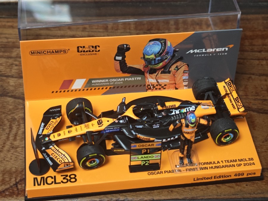 Mini Cut MINICHAMPS 1/43 2024 Hungary MCL38 81 #Piastri
