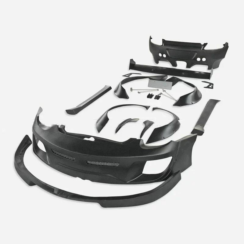 Body kit for Porsche Cayman 987.2 09-12 modified Front rear bumper Side skirt Tail wing Wheel eyebr