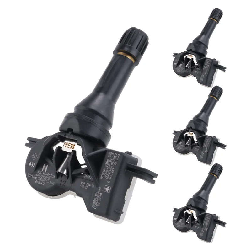 AC34-4PCS TPMS Tire Pressure Sensor 407004CB0B For Nissan Qashqai J10 J11 X-Trail NV200 Leaf Juke N