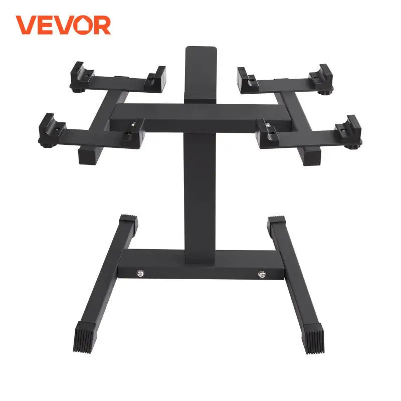 Adjustable Dumbbell Stand Home Fitness Rack and Stand with Media Rack Safe and Convenient Perfect f