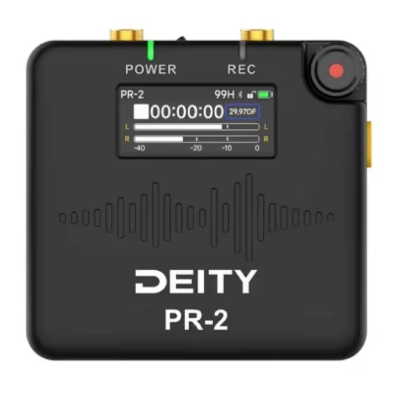 Deity PR-2 เครื่องบันทึกพ็อกเก็ตสเตอริโอ Global Version พร้อมไมโครโฟนแบบหนีบเสื้อสําหรับ Vlog, DSLR,