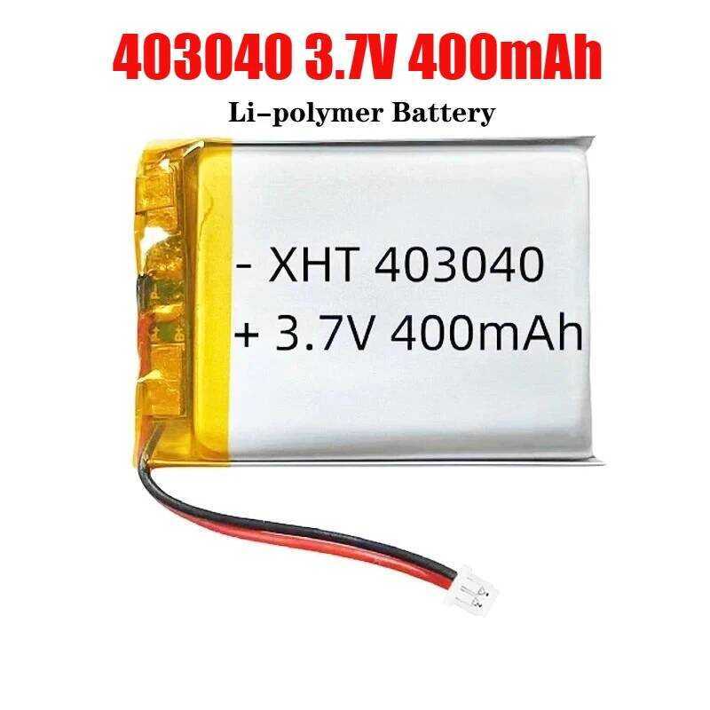 C 1-4Pcs 403040 Battery 400Mah 3.7V Lithium Polymer Battery For Smart Watch Flashlight Electric Toy