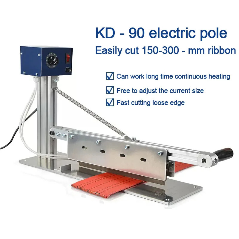 KD-90-150 Electric Hot Knife Melt Cutting Electric Chemical Fiber Fabric Ribbon Cloth Netting Curta