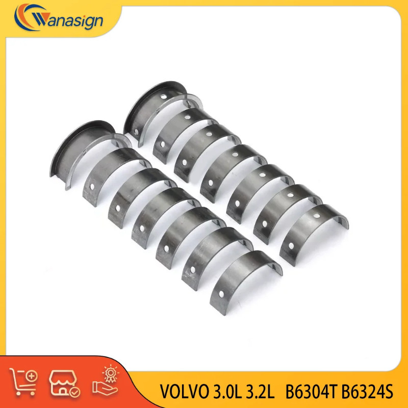 AUTO ENGINE PARTS Crankshaft Main Bearings STD Set For Volvo S60 S80 XC90 3.0 3.2 T6 B6304T B6324S