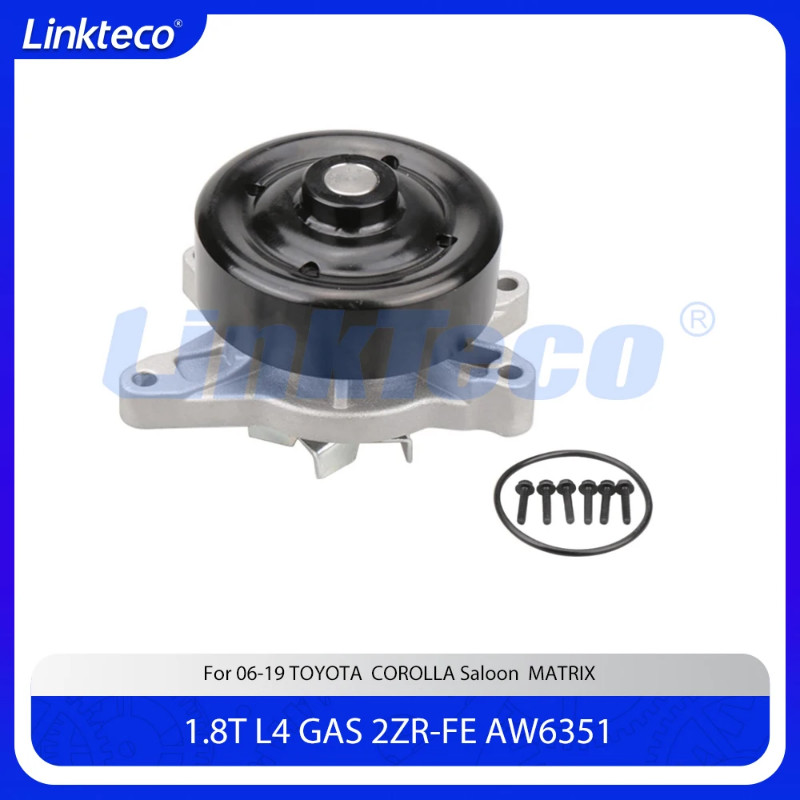 Engine part Water Pump Fit 1.8 T L GAS L4 2ZR-FE For 06-19 1.8L TOYOTA  COROLLA Saloon MATRIX AW635