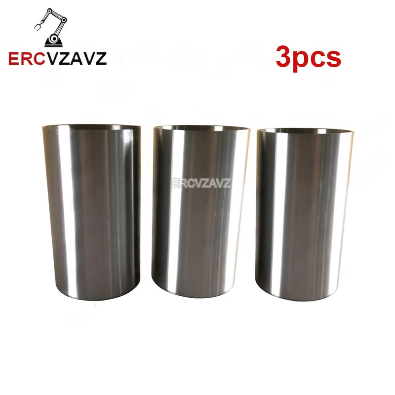 3pcs STD D902 Cylinder Liner 72mm 15901-02310 15901-02313 for Kubota Engine B1550E B6200D B1550D B6