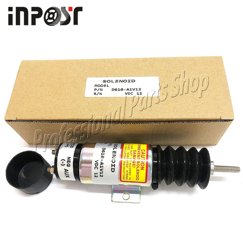 D610-A1V12 12V Solenoid For Trombetta Kubota Perkins Engine JLG 330LR 340AJ Genie 60J Z-34/22