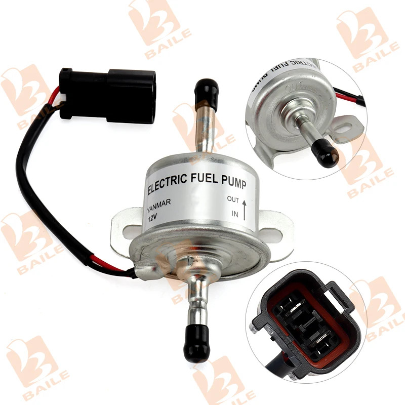 12V Fuel Pump 119225-52102 YM119225-52102 for Yanmar Engine 2TNV70 2V750 3TNV76 3TNV88 4TNV84T 4TNV