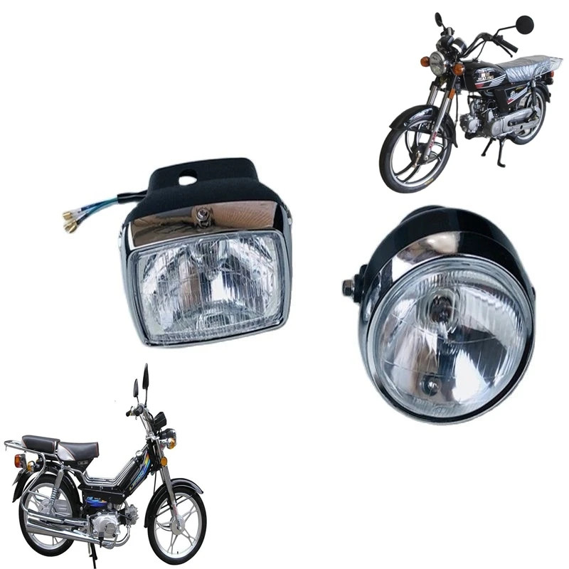 Motorcycle Headlight Lighting headlamps assembly For LF 70  JH48 JH70 70CC  Honda JH 70 Custom Cafe