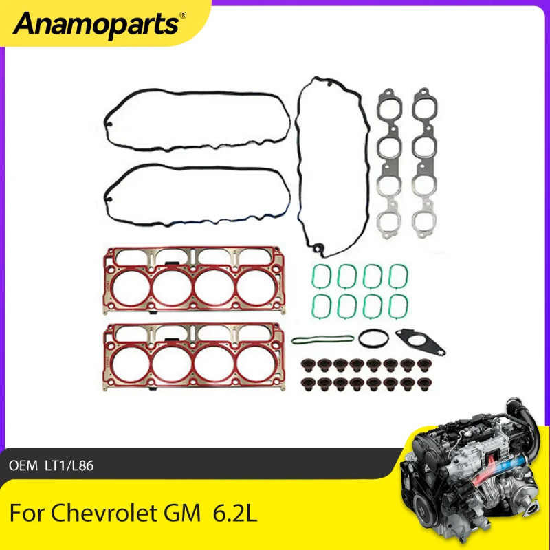 Full Gasket Kit Fit 6.2 L For Chevrolet GM Gen V LT1/L86 6.2L MLS 2014-