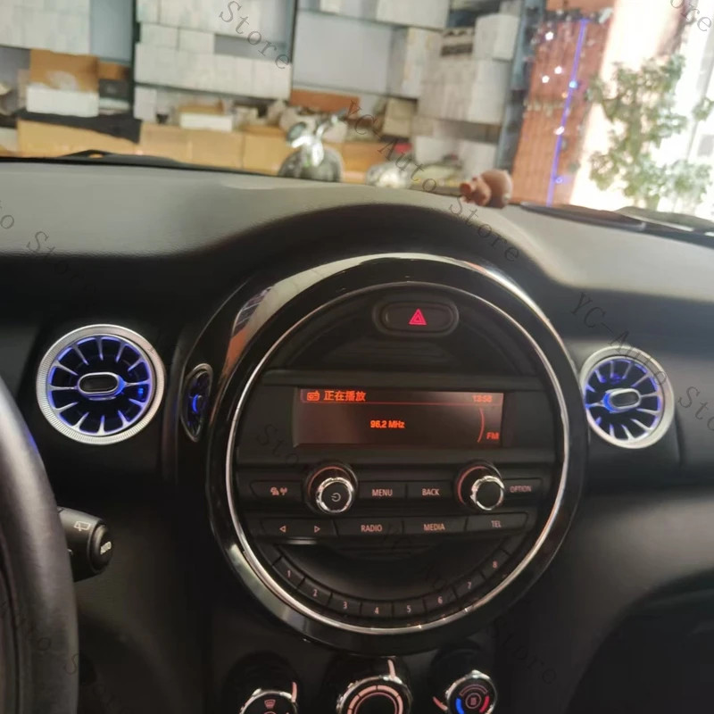 For BMW Mini F54 F55 F56 LED Ambient Light Front Dashboard AC Air Condition Vent Outlet Turbo Inter