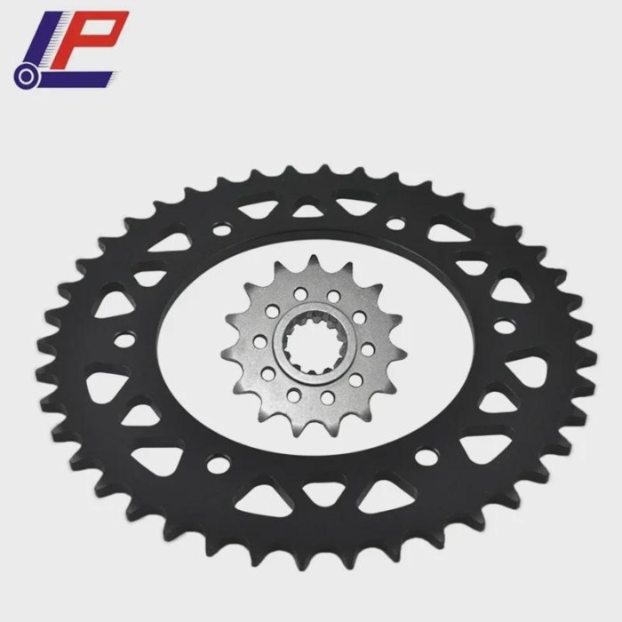 LOPOR 525 CNC 15T 43T Front Rear Motorcycle Sprocket For Honda CBF600 PC38 2004-2007 CBR600 PC31 19