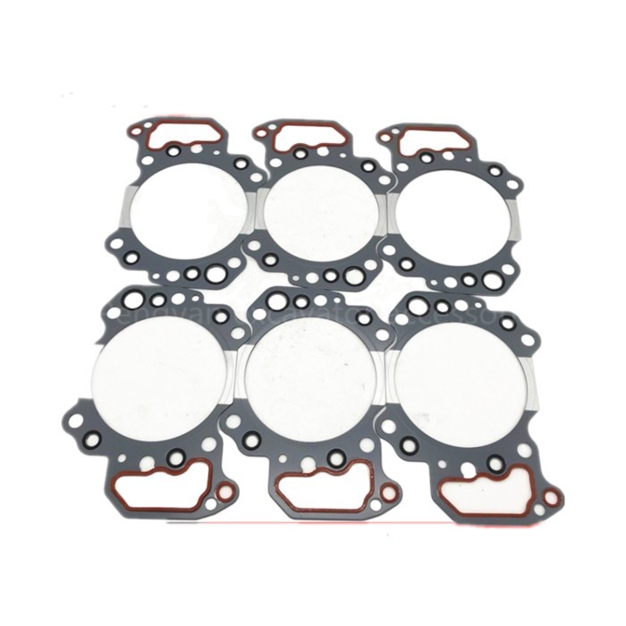 For Komatsu PC400/450-6-7-8 Engine 6D125 Valve Chamber Gasket Rubber Strip Oil Seal Overhaul Kit Cy