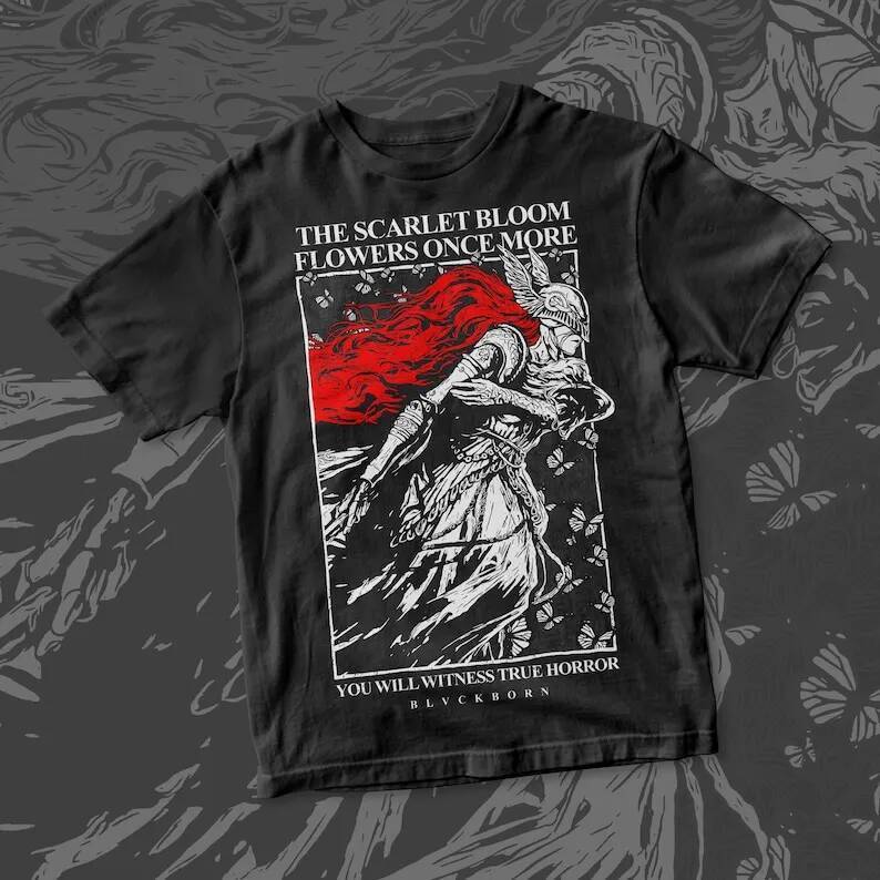 เสื้อเชิ้ตผ้าฝ้าย Malenia Blade Of Miquella