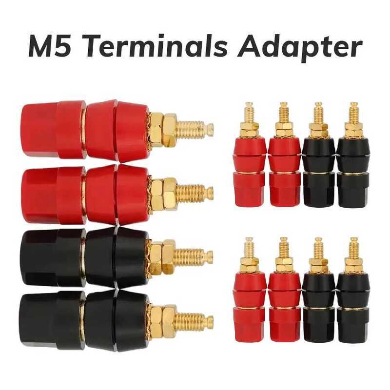 C Dual Purpose Binding Post M5 4Mm Banana Jack For High Current Audio And Power Appliions