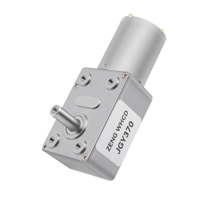 NewStock JGY370 Turbo Snail Gear Motor 12V24V 370 Gear Motor Self-Locking แรงบิดสูงความเร็วช้า
