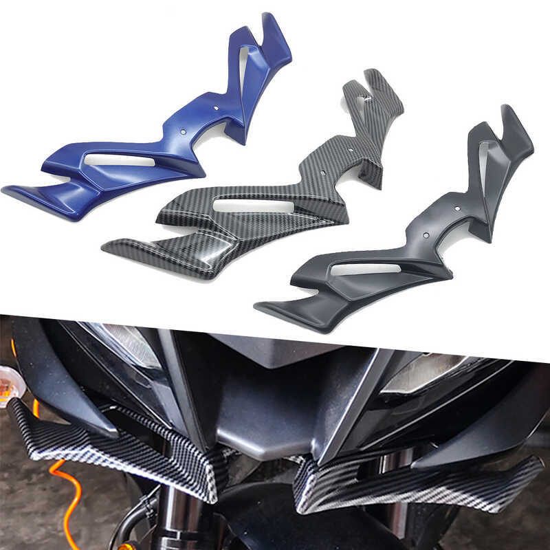 เหมาะสําหรับ Yamaha R3 R25 2019-2022 Modified Lower Lip Fixed WIND Wing Shark Fin Beak Wind Inlet Wi