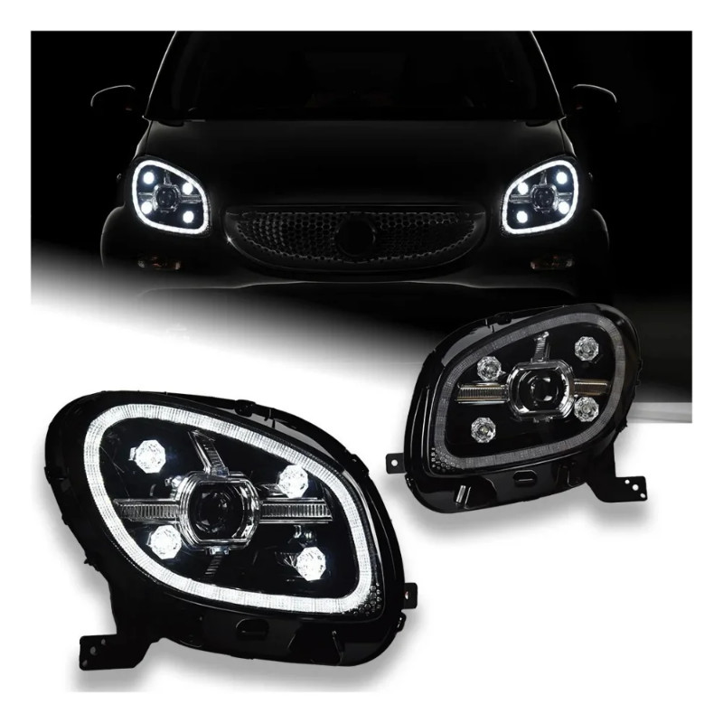 Smart Upgrade Headlight for W453 W451 2015-2020 LED Head Lamp DRL Signal Projector Lens Headlights