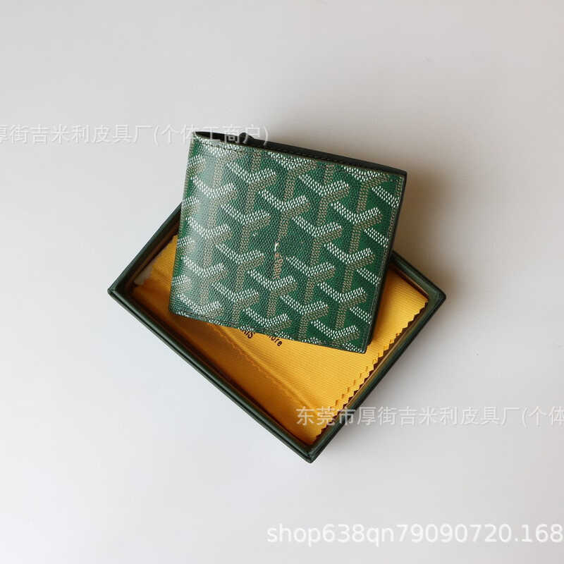 คลังสินค้าพร้อม 2024 สไตล์ใหม่ goyard goyard ผู้ชายผู้หญิงกระเป๋าสตางค์ Multi-card กระเป๋าสตางค์ยุโร