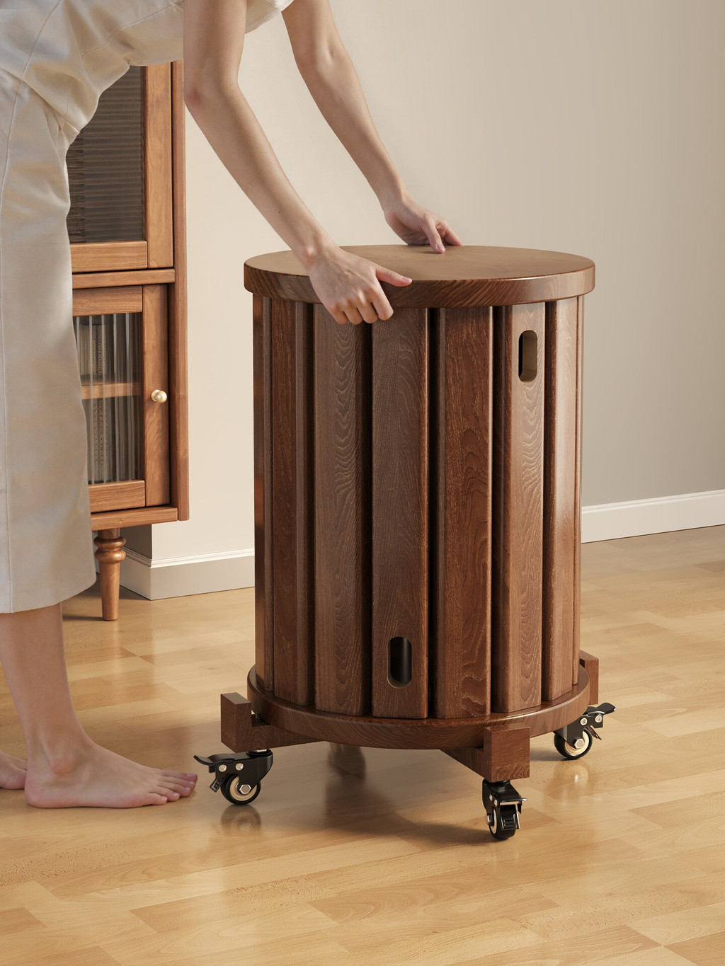 เก้าอี้ไม้เนื้อแข็งสามารถวางซ้อนกันได้, บ้าน Jenga พร้อมรอก, เก้าอี้สตูลซ้อนเก็บของ, เก้าอี้สตูลสำร