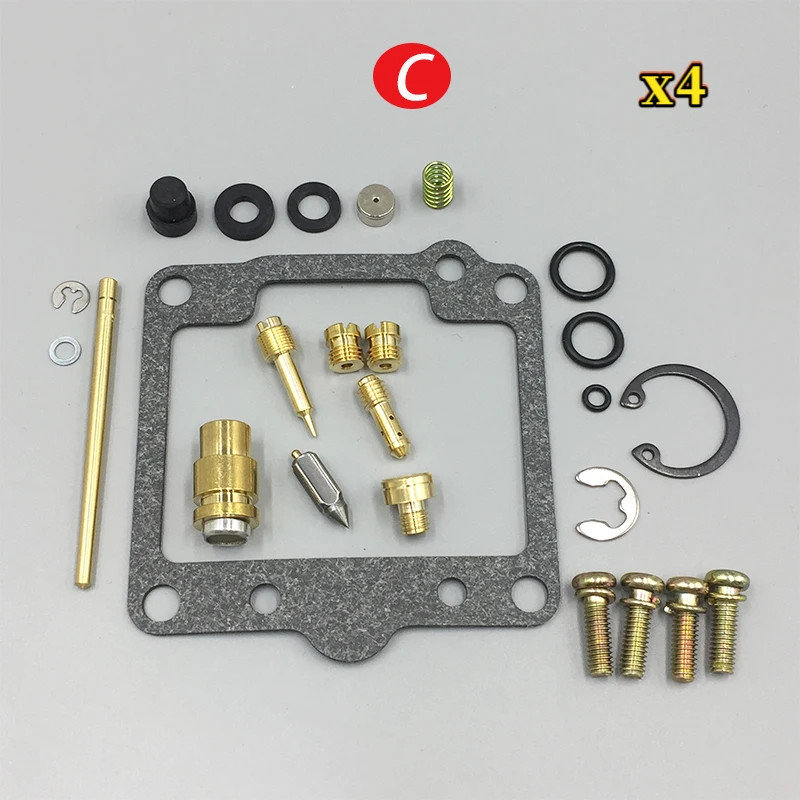 4 X For Suzuki GS550 GS550E/L 1980-82 GS550 M T GS850G GS850GL 1980-83 Motorcycle Carburetor Repair