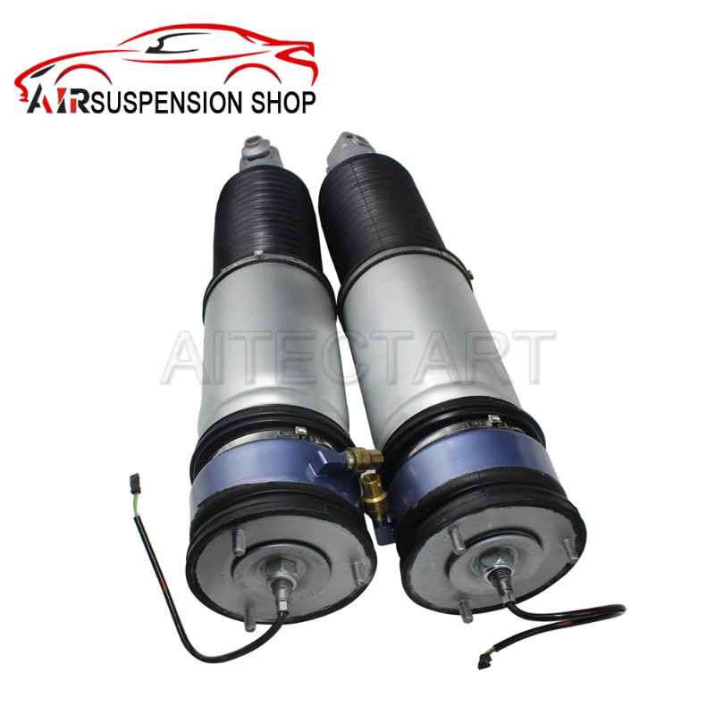 For BMW 7-Series E65 E66 745i 750i 745Li 750Li 760Li w/ EDC Rear Air Suspension Shock Struts 2pcs,