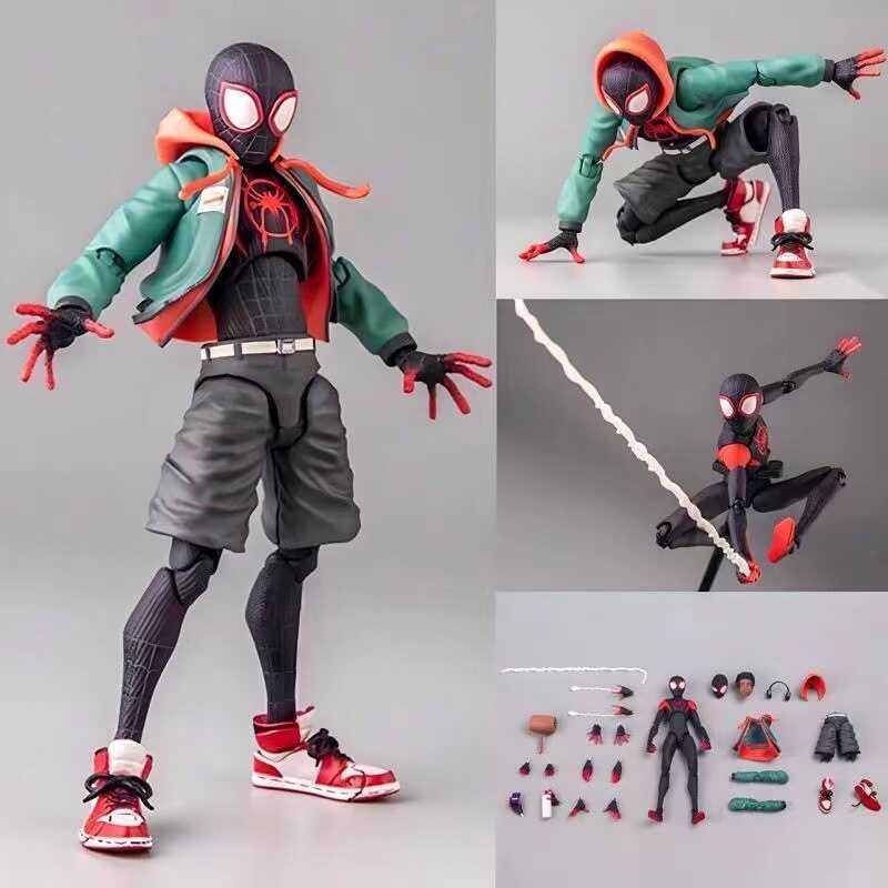 Parallel Spider-Man ข้ามจักรวาล Miles Morales Action Figure รูป