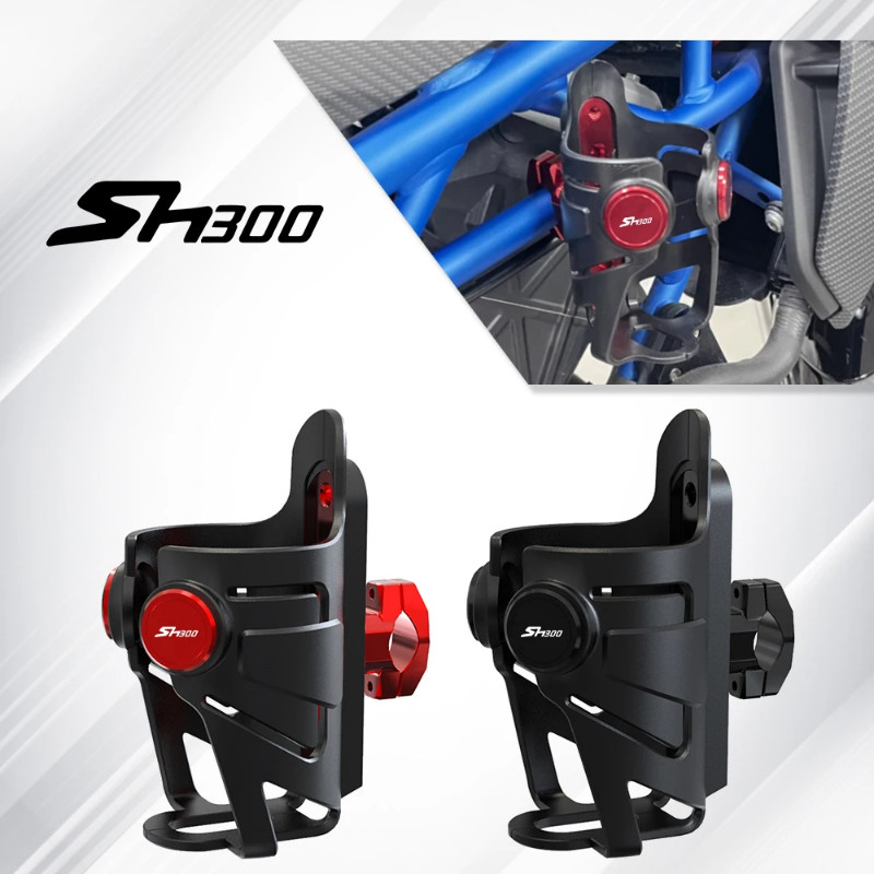 For Honda SH300 SH300i SH 300 300i 2006-2024 2025 Motorcycle Beverage Water Bottle Cage Drink Cup H