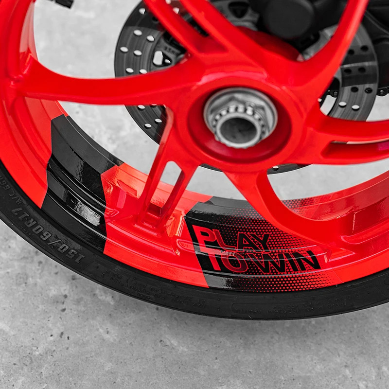 Used For CFMOTO 450SR 3M Arrow Wheel Hub Stickers Kits New Product Bike Accessories Rim Decoration