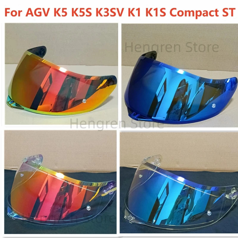 For AGV K5 K5S K5-S K3SV K1 K1S Compact ST Motorcycle Helmet Visor Lens Shield Glasses Full face Pi