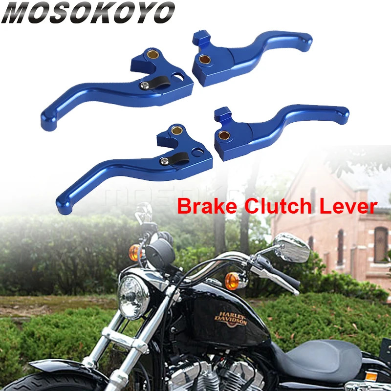 Custom Brake Clutch Lever 2-3 Finger Control Levers for Harley Sportster Forty-Eight Iron Low/Super