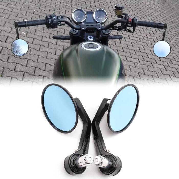 E24 Mirror Bar End Motorcycle Rearview Mirror Universal For BMW R1250GS R1200GS For Kawasaki Z1000