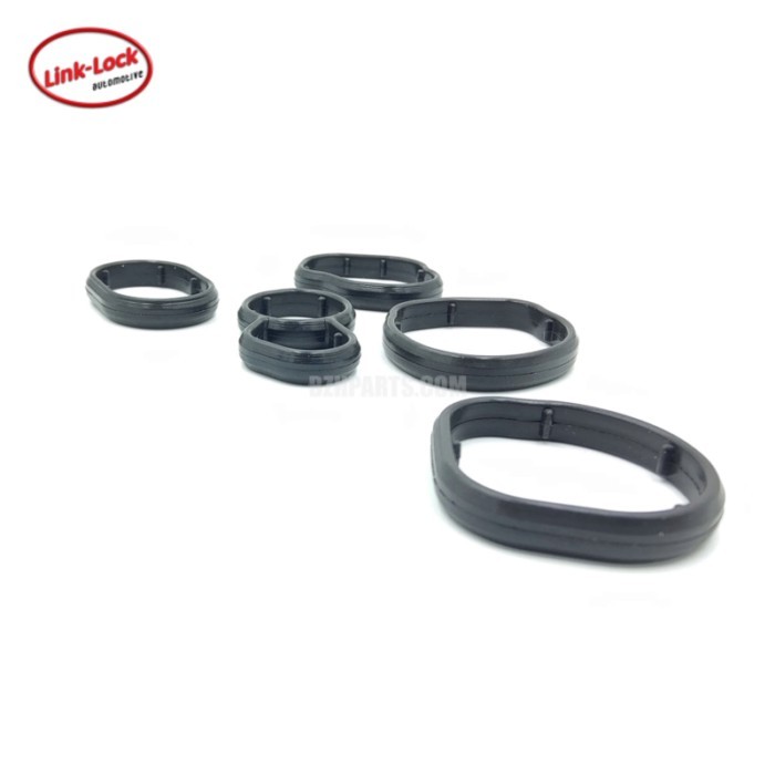 Link-Lock Oil Filter Housing & Oil Cooler Gasket Seal Kits 11428583896 FKM for BMW B58 B57 Engine 1