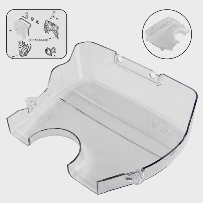 For Toyota Supra Clear Timing Belt Cover JZA70 90-93 Mark II/Cresta/Chaser JZX81 90-92 JZX90 92-93