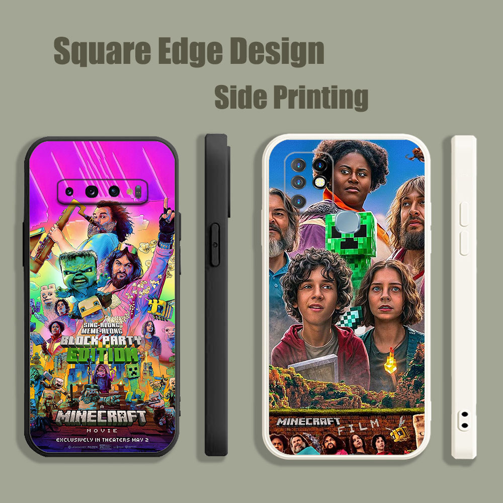 ปลอกสําหรับ OPPO A5 A9 A53 A32 A7X Reno 6 5 Z 2020 5G ภาพยนตร์ Minecraft My World BOX07 เคสโทรศัพท์ข