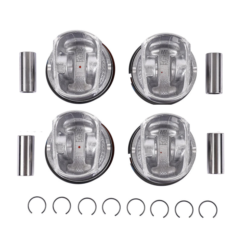 4x Engine Pistons Rings Set STD 11257576973 Fit For MINI Cooper S JCWR55 R56 R57 N14B16 1.6T 112575